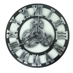 Industriële metalen tandwiel wandklok | Rustieke bewegende tandwielklok | Housewarming cadeau