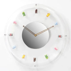 Spring Breeze Bubble Wandklok | Stil Quartz-uurwerk & Speels Design