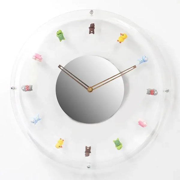 Spring Breeze Bubble Wandklok | Stil Quartz-uurwerk & Speels Design