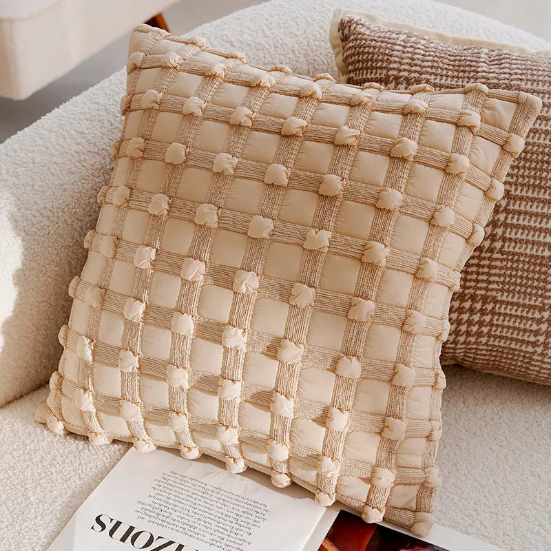 Luxe Franse Kussenhoes | Decoratieve Stempel Hoes - POUEV