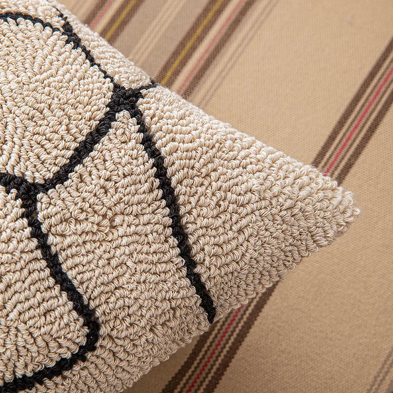 Moderne Geometrische Tufted Kussenhoes | Decoratieve Kussenhoes Sofa - POUEV