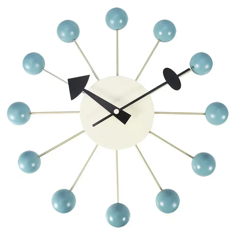 Nordic Nelson Ball Wandklok | Stille & Stijlvolle Wandkunst voor Moderne Interieurs