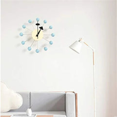 Nordic Nelson Ball Wandklok | Stille & Stijlvolle Wandkunst voor Moderne Interieurs