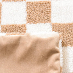 Zwart Nepbont Kussenhoes | Geruit Design | Decoratieve Sofa Kussenhoes - POUEV