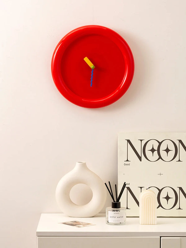 Memphis Wandklok | Moderne Geometrische Woondecoratie