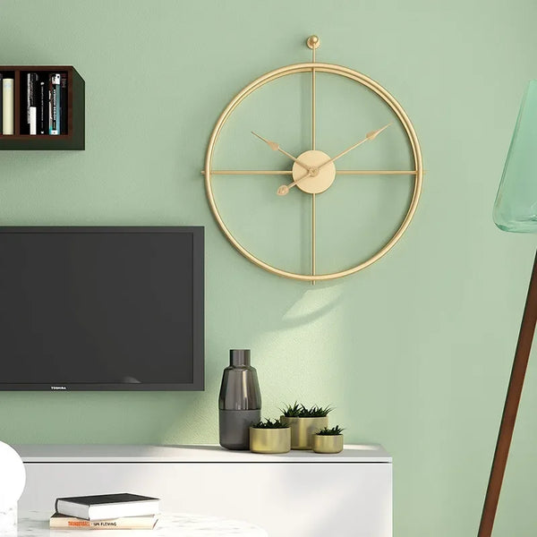 Moderne wandklok in Europese stijl | Creatieve modeklok voor huis- en kantoordecoratie
