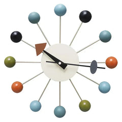 Nordic Nelson Ball Wandklok | Stille & Stijlvolle Wandkunst voor Moderne Interieurs