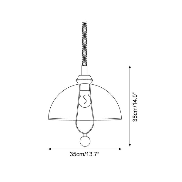 Hanglamp – Moderne stijl – Geschikt voor verschillende interieurstijlen | E27 fitting, energiezuinig