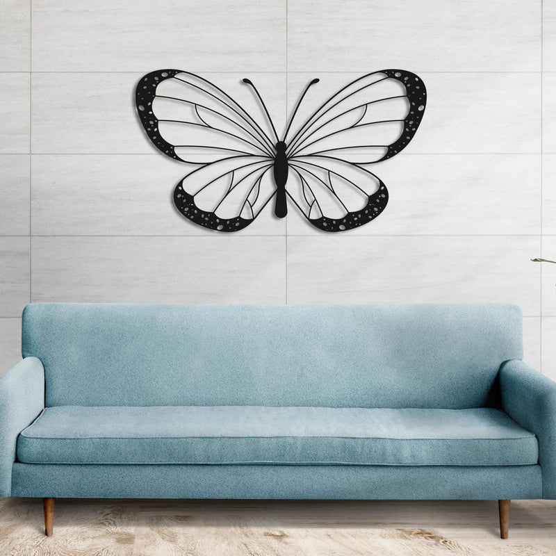 Metalen wanddecoratie | Vlinder Ontwerp | Duurzaam Materiaal