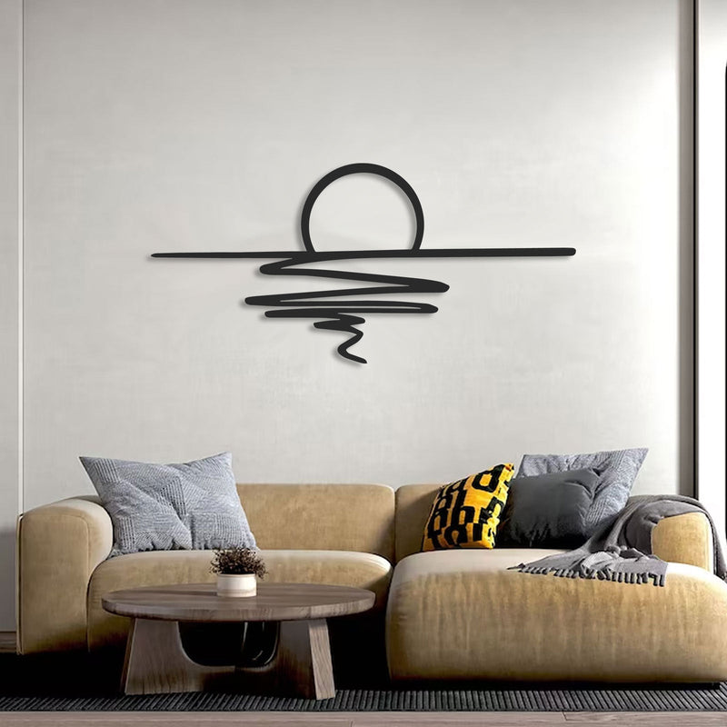 Metalen wanddecoratie – Decoratieve Wandkunst – Geschikt voor Binnengebruik | Uniek Ontwerp